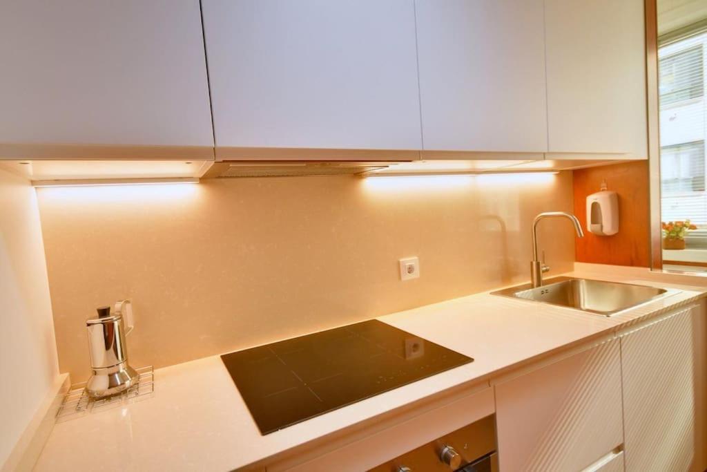 Apartamento Apt 40 M2 Air Conditioning Abitacion-Salon-Cocina-Bano Radiant Heating Vigo Exterior foto